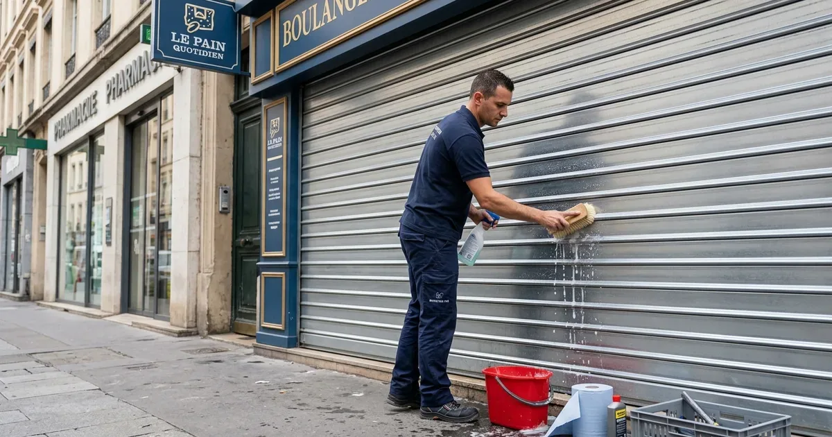 Entretien et maintenance de rideau métallique à Paris 20