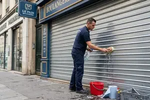 Entretien et maintenance de rideau métallique à Paris 20